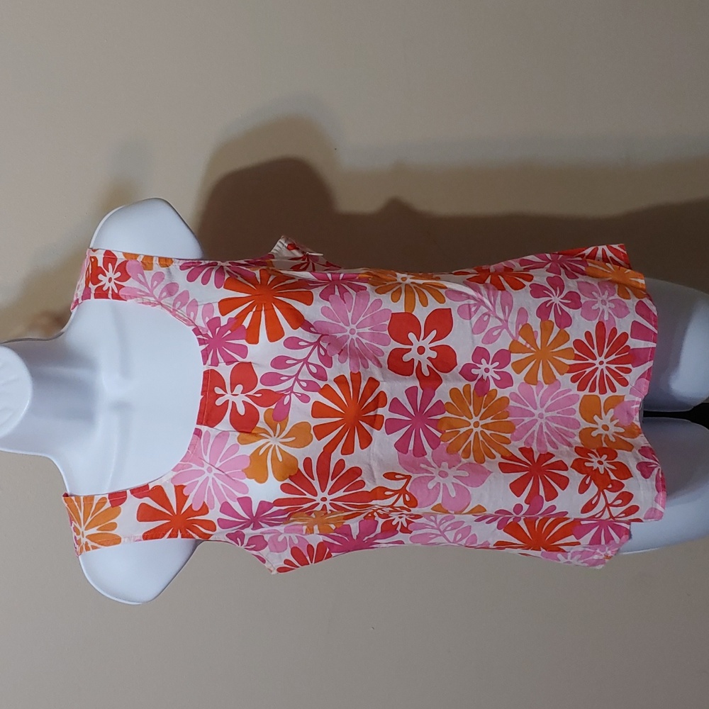 Bass tropical print tank top